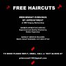 FREE HAIRCUTS!! by Barber Apprentice at NW Calgary Barbershop