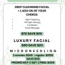 MICRONEEDLING AND FACIAL TREATMENT AVAILABLE