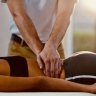Mobile mobile massage therapy on demand by strong male