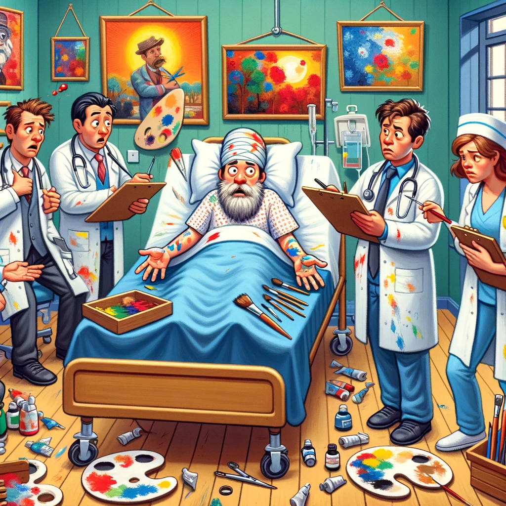 Hospitalized Painter