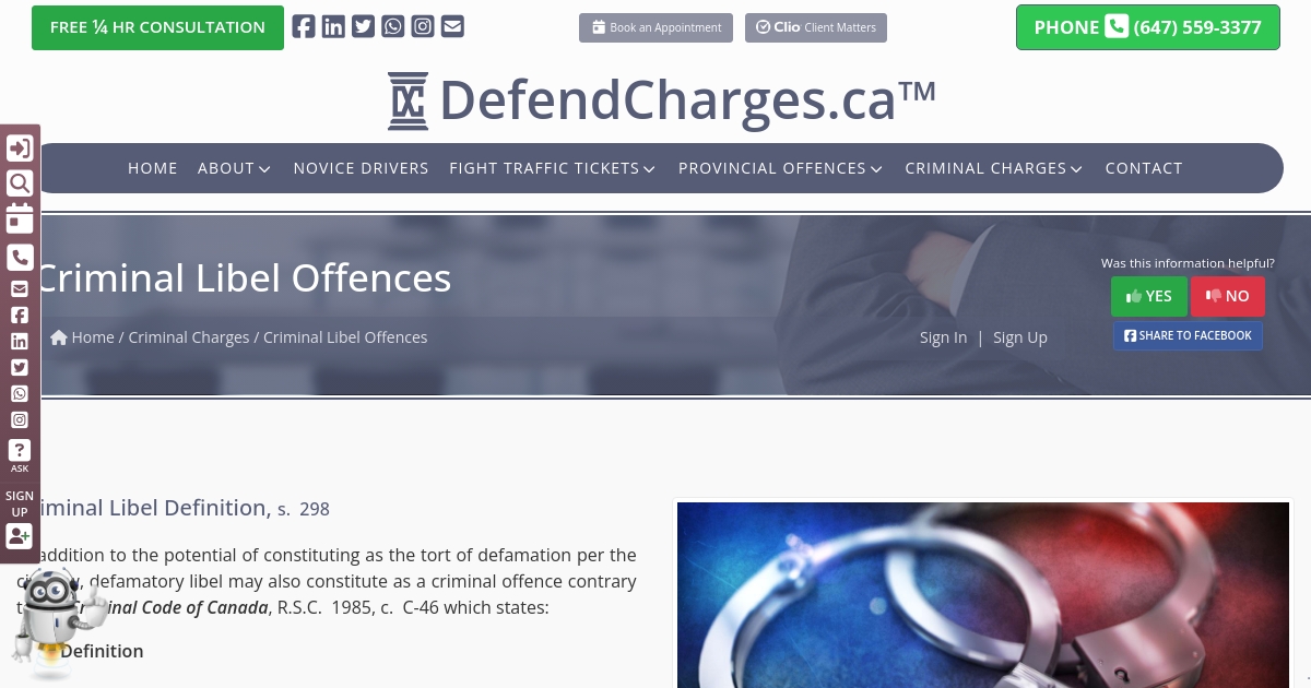 defendcharges.ca