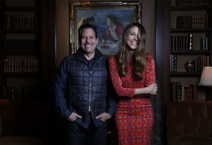 Darren Star, the creator of the TV Land comedy Younger, and the show's star, Sutton Foster.