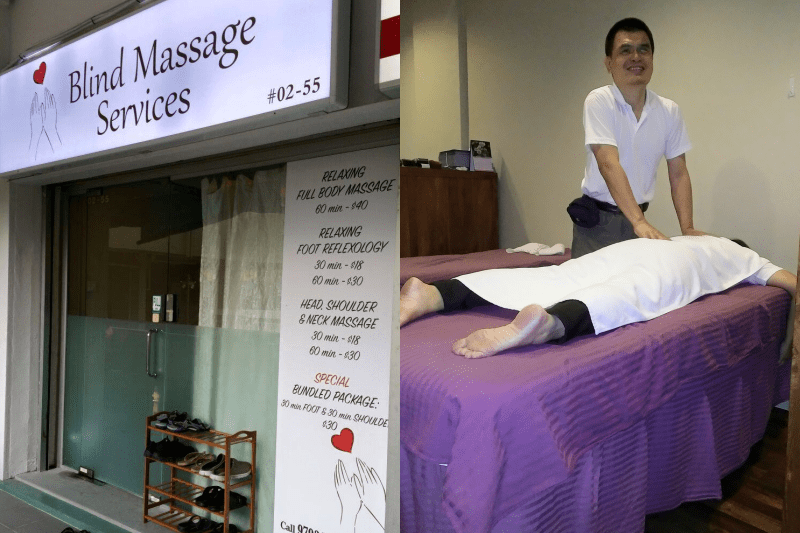 blind massage service